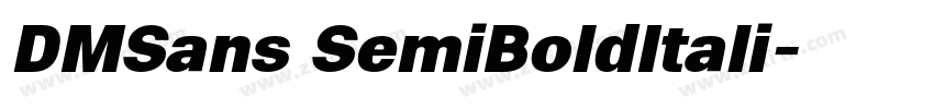 DMSans SemiBoldItali字体转换 DMSans SemiBoldItali字体转换